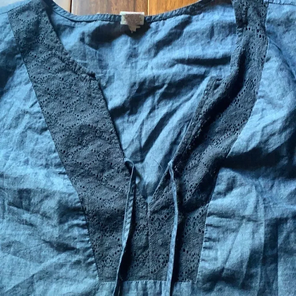 Merona Blue coverup 100% cotton
